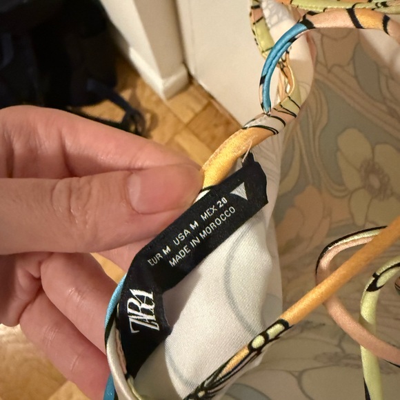 Zara Vibrant Floral Strappy Dress - Picture 4 of 4